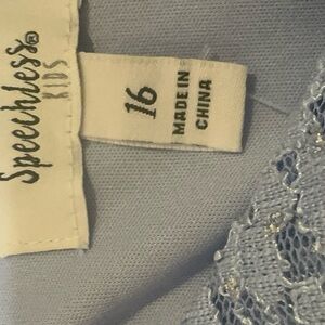 Speechless Kids Formal Dress in Light Blue